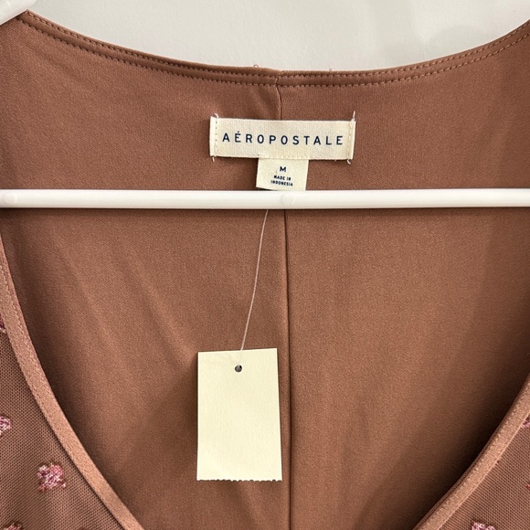 Aeropostale Brown and Pink Dress - Picture 2 of 6